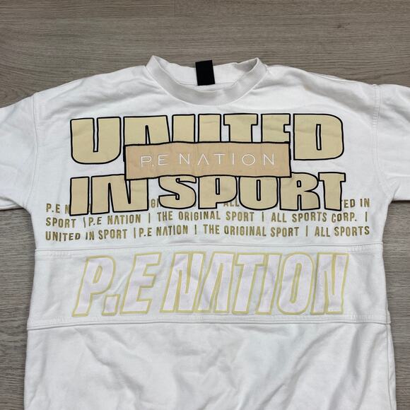 PE Nation Dimension Graphic Logo Sweatshirt Women's S Streetwear - Picture 2 of 11